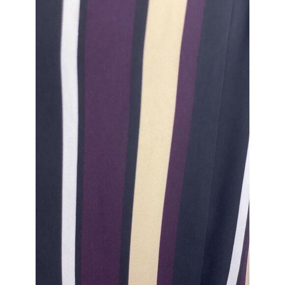 Chicos Womens Striped Open Front Blazer Jacket 2P Polyester - Picture 13 of 16